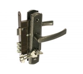 Врезной замок СТРОММАШИНА ЗВ 9-4-1-4-10 серебро 6658 