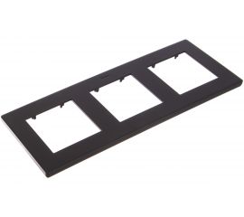 Рамка Simon 3 поста, графит 2400630-038 