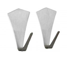 Набор металлических крючков на липучке Доляна Кристалл 2 шт. 911897 