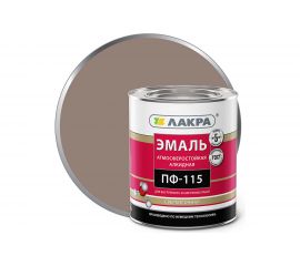 Эмаль Лакра ПФ-115 кофе с молоком, 2.8 кг 90002561795 