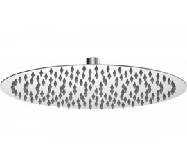 Потолочная лейка для душа OUTE круглая, 25x25 см, глянцевый хром, кронштейн с шарниром TH97J-10 