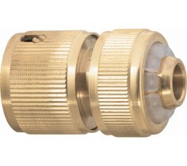 Соединитель латунный быстросъемный для шланга 1/2" PALISAD 66264 