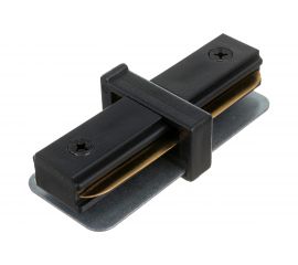 Прямой коннектор ЭРА TR1PAICBK для однофазного шинопровода черный Б0054464 