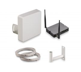 Комплект Kroks KSS15-3G/4G-MR cat4 усилитель интернет сигнала 3G/4G на дачу, до 150 Мбит/с 2283 