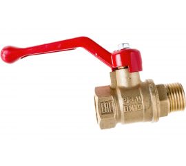 Шаровой для воды VALFEX 1/2"" ВР/НР ручка-рычаг, латунный 11Б27фт1М VF.215.LR1.012.Bir 