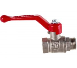 Шаровой кран для воды VALFEX OPTIMA 1/2"" ВР/НР рычаг, никелированная латунь VF.215.NLR1.012.Bir 