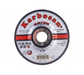 Диск шлифовальный по нержавеющей стали 125х6.4х22 мм INOX Karbosan 10690 