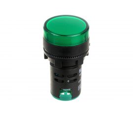 Индикаторная лампа Navigator NBI-I-AD22-24-G зеленая, d22мм, 24В AC/DC 82807 