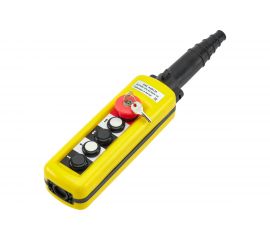 Кабельный пульт 4 кнопки, 2-ступенчатая, авар.стоп, ключ, XAC-A A4913K 