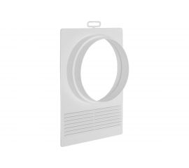 Площадка с решеткой пластиковая универсальная торцевая Эвент ТППРУ 100/110 