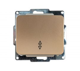 Проходной выключатель одноклавишный СВЕТОЗАР ГАММА, SV-54137-GM 