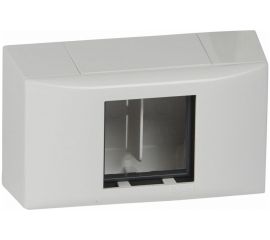 Рамка Legrand Mosaic - 2 модуля - для DLPlus с профилем 20 мм - белая 031611 