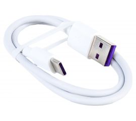 Кабель для зарядки Nord-Yada Android USB-TYPE C 5А 0,5м белый (TPE) 908964 