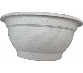 Кашпо Осколпласт 6.5 л, мраморное 650-08 