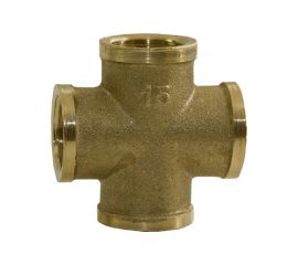 Крестовина LEXLINE 1/2 вн/вн/вн/вн., латунь 15 Украина 516614 