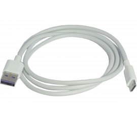 Зарядный универсальный дата-кабель USB-TYPE C Nord-Yada TPE 5А, 1м белый 908965 