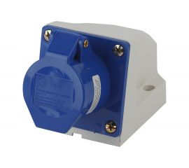 Стационарная наружная розетка ЭРА 113 2Р+РЕ 16А 220В IP44 Б0032874 