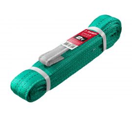 Текстильный петлевой строп ЗУБР СТП-2/2, зеленый, г/п 2 т, длина 2 м 43552-2-2 