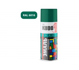 Эмаль-аэрозоль KUDO ун. темно-зеленая 520 мл 1/12 1007 54681 