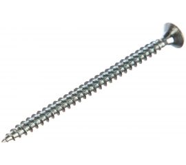 Потайной универсальный шуруп Метизный двор 6,0x90, оцинкованный, 100 шт. 4690441023100 