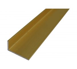 Профиль ПилотПро Ал., уголок, 20х10х1,2, 1 м, золото 09970 