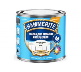 Краска для металла HAMMERITE прямо на ржавчину, база под колеровку, BW белая, 2.5 л 5311440 