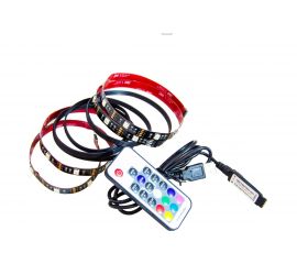 ТВ-подсветка Apeyron, комплект светодиодной ленты 5В, 14,4Вт/м RGB 10-70 