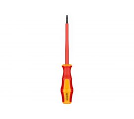 Плоская изолированная отвертка Центроинструмент VDE, 1000 В, 2.5x0.4x75 мм 1834-1-2.5-75 