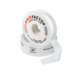 ФУМ лента PROFACTOR PF Professional белая Ф85 мм 19мм х 0,25мм х 15м PF FE 530 