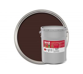 Грунт-эмаль на ржавчину МАЙ 3 в 1 коричневая, ведро 23 кг 211076 
