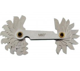 Набор резьбовых шаблонов CNIC №1 М60гр для метрической резьбы из 20шт. 0,4-6,0 38503 