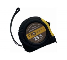 Рулетка ГТО 7,5 м, в обрезиненном корпусе, с магнитным зацепом TM7501 