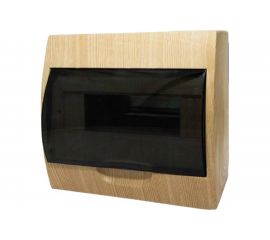 Распределительный навесной щит EKF ЩРН-П-10 PROxima IP41 светлое дерево SQpb40-n-10-light 