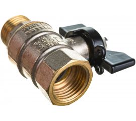 Шаровой кран LD Pride латунный, внутренняя/наружная резьба, ручка-бабочка, 1/2"" 47.15.B-Н.Б 