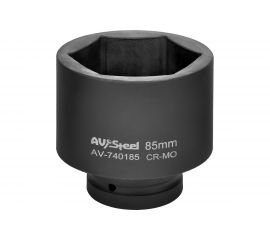 Головка ударная шестигранная удлиненная (85 мм; 1DR) AV Steel AV-740185 