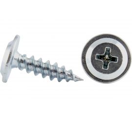 Саморез Daxmer ПШ 4,2x16 усиленный с прессшайбой острый премиум цинк 1000 шт. 336707 