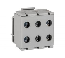 Силовая вводная тройная клемма EKF, КСВ 16-50 серая PROxima plc-kvs3-16-50-grey 