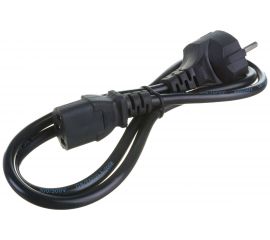 Кабель питания ExeGate Power PC-1P Евровилка Schuko- С13 VDE-250V-3х0.5-CU 6A черный 1.0м 280640 