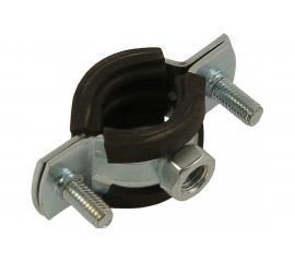 Хомут Невский Крепеж оцинк. с резин. уплотн. 4" 107-112 мм с гайкой М10 709426 