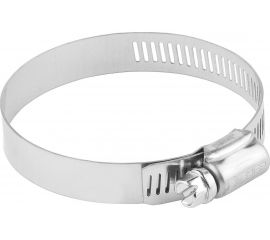 Хомуты Зубр ЭКСПЕРТ оцинкованные, просечная лента 12 мм, 32-51 мм, 4 шт. 37805-032-51-4 