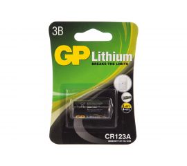 Литиевая батарейка GP CR123A 3В 1 шт CR123A-2CR1 