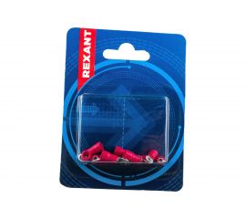 Кольцевой наконечник REXANT изолированный 0.5-1.5кв.мм 10 шт 08-0012-10 