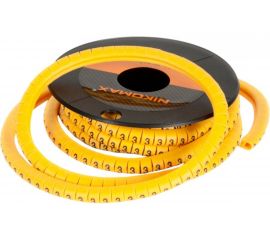 Кабельный маркер NIKOMAX цифра 3, желтый, 500 шт. NMC-CMR-3-YL-500 