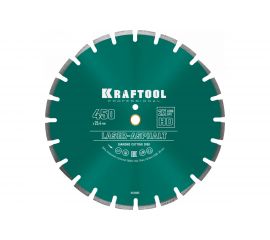 Диск алмазный отрезной по асфальту KRAFTOOL LASER-ASPHALT (450х25.4 мм) 36687-450 