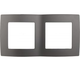 Рамка на 2 поста ЭРА 12-5002-12 12, графит Б0019370 