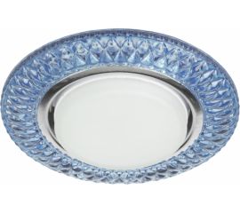 Светильник ЭРА DK LD23 BL1/WH декор cо светодиодной подсветкой Gx53, голубой Б0029628 