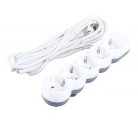 Удлинитель IEK, У05 5 мест 2P+PE/5м 3х1,5мм2 16А/250В UNO WYP53-16-05-05-Z 