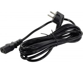 Кабель питания 5bites евровилка Shuko-компьютер IEC-320-C13 220V сечение 3x0.75мм2 3м PC207-30A 