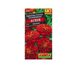 Семена Аэлита Бархатцы Аспен красный однолетний, 0.1 г 4601729034541 