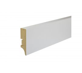 Плинтус Смартпрофайл Пеинт 60 (60 мм; 2.4 м; МДФ; Белый под покраску) GRACE УТ000018292 
